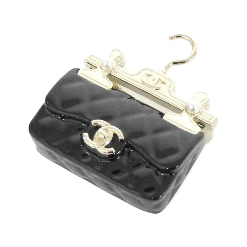 CHANEL Black Brooch